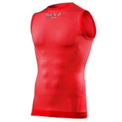 Podkoszulek rowerowy SMX. Czerwone buty sportowe męskie SIXS, bez zapięcia, na fitness i siłownię. Za 214.50 zł.
