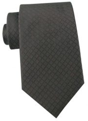 Krawat Męski - Angelo di Monti - Ciemny Brąz, Drobna Kratka. Krawaty i muchy Angelo di Monti, bez wzorów, z tkaniny, eleganckie. Za 45.00 zł.