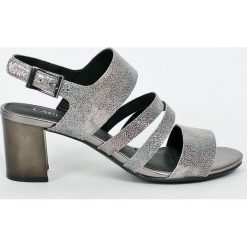 Caprice - Sandały. Szare sandały damskie Caprice, z materiału. W wyprzedaży za 179.90 zł.
