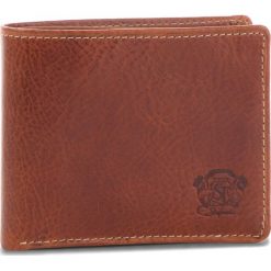 Duży Portfel Męski STEFANIA - 096 Koniak. Brązowe portfele męskie Stefania, ze skóry. Za 129.00 zł.