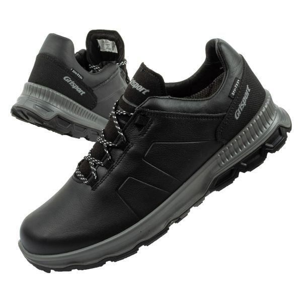 Buty trekkingowe męskie Grisport Nero avon SPO-TEX. Czarne trekkingi męskie Grisport, na zimę, trekkingowe. Za 379.00 zł.