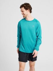 Koszulka z długim rękawem Newline. Niebieskie koszulki sportowe męskie Newline, xl, bez wzorów, z dżerseju, bez kołnierzyka, bez ramiączek, do biegania. Za 216.00 zł.