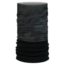 Bandana BUFF. Szare szaliki i chusty damskie Buff, na zimę, bez wzorów, sportowe. W wyprzedaży za 90.94 zł.