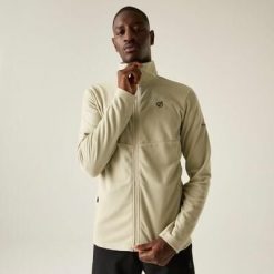 Męska bluza polarowa Arising z zamkiem błyskawicznym. Brązowe bluzy męskie Dare 2b, m, bez wzorów, z materiału, bez kaptura. Za 349.99 zł.