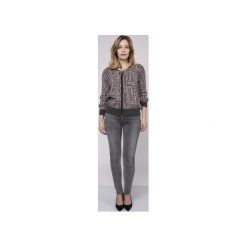 Rozpinany sweter, SWE151 grafit/róż MKM. Kardigany damskie marki Mkm swetry. Za 148.00 zł.