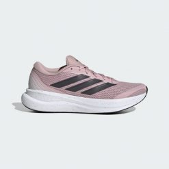 Buty RUNFALCON 6. Czarne obuwie sportowe damskie Adidas, bez wzorów, z gumy, do biegania. Za 259.00 zł.