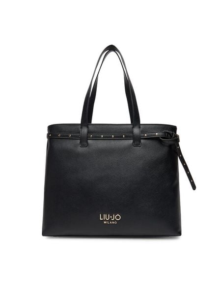 Liu Jo Torebka Ecs M Tote AF5135 E0058 Czarny. Czarne torebki do ręki damskie Liu Jo, bez wzorów, ze skóry, bez dodatków. Za 539.99 zł.