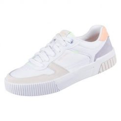 Buty do chodzenia damskie Skechers 185092WMLT. Obuwie sportowe damskie Skechers, bez wzorów, z materiału, trekkingowe. Za 457.00 zł.