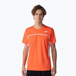 Koszulka męska YONEX 10726 Practice Crew Neck. Brązowe koszulki sportowe męskie YONEX, l, bez wzorów, z materiału, bez kołnierzyka, bez ramiączek, do biegania. Za 149.99 zł.