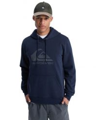 Bluza z kapturem dla Mężczyzn COMP LOGO Czarny. Niebieskie bluzy męskie Quiksilver, m, bez wzorów, z bawełny, z kapturem. Za 279.99 zł.