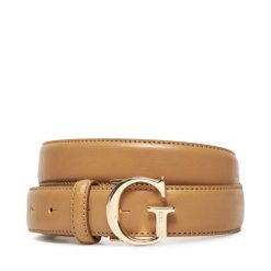 Pasek Damski Guess. Brązowe paski damskie Guess, z aplikacjami. Za 159.99 zł.