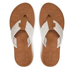 Japonki Roxy. Klapki damskie Roxy, bez wzorów, sportowe, bez obcasa. Za 119.99 zł.