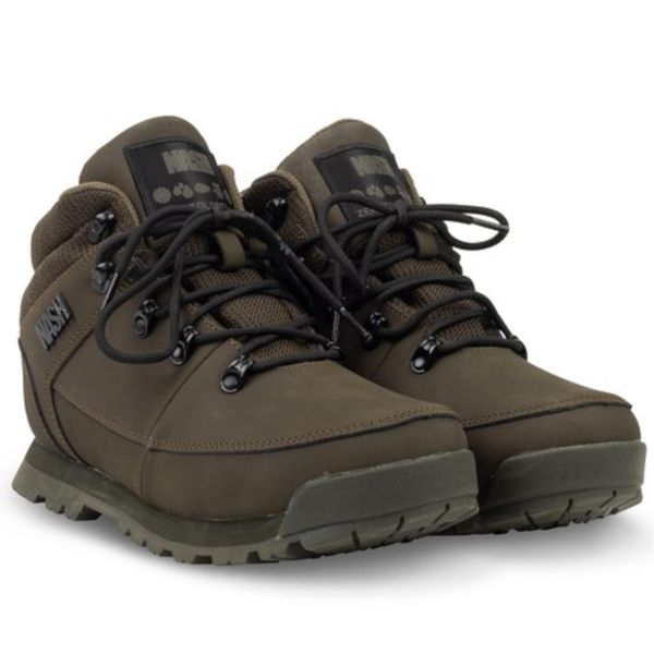 Buty Wędkarskie Trekkingowe Nash Zt Trail Boots. Brązowe trekkingi męskie Nash, outdoorowe. Za 379.99 zł.
