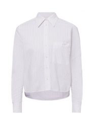 BOSS bluzka koszulowa - Briella_Monday Kobiety biały, 36. Białe bluzki damskie Boss, bez wzorów, eleganckie, bez kołnierzyka, bez ramiączek. Za 599.95 zł.