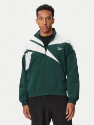 Reebok Bluza RK25720CCM Zielony Regular Fit. Zielone bluzy męskie Reebok, m, bez wzorów, z syntetyku, bez kaptura. Za 319.99 zł.