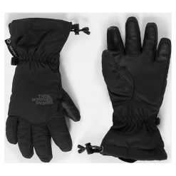 The North Face Rękawice Dziecięce Montana M Czarny. Czarne rękawiczki dziecięce The North Face, bez wzorów, z materiału. W wyprzedaży za 94.00 zł.