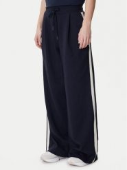 Weekend Max Mara Spodnie dresowe Perdoni 2615781051 Granatowy Wide Leg. Niebieskie spodnie dresowe damskie Weekend Max Mara, m, bez wzorów, z bawełny. Za 789.99 zł.