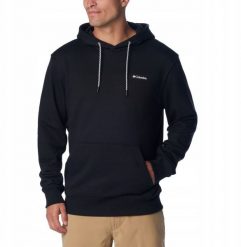 Columbia Marble Canyon French Terry Hoodie 2072791010 Czarne L. Czarne bluzy męskie Columbia, l, bez wzorów, bez kaptura. Za 313.64 zł.