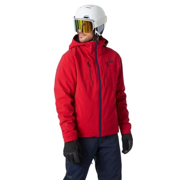 Kurtka narciarska Helly Hansen Alpha 4.0. Czerwone kurtki męskie Helly Hansen, bez wzorów, narciarskie. W wyprzedaży za 1,715.35 zł.
