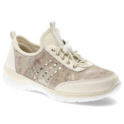 Półbuty damskie S.Barski, ze skóry naturalnej licowej wsuwane na lekkiej podeszwie, beżowe, GR61-5990. Brązowe półbuty damskie S.BARSKI, bez wzorów, ze skóry, eleganckie, bez obcasa, na płaskiej podeszwie, bez zapięcia. Za 199.00 zł.