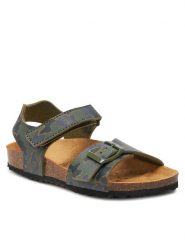 Geox Sandały J Ghita Boy J028LB 00004 C0837 S Khaki. Brązowe sandały chłopięce Geox, ze skóry, bez zapięcia. Za 149.99 zł.