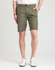 Męskie Spodenki Marcus Brad Shorts Beetle Green 19-200239-5097, M. Zielone szorty męskie MARCUS, na lato, m, bez wzorów, z bawełny, casualowe. Za 119.99 zł.