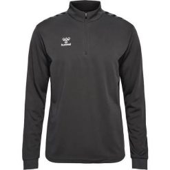 Bluza dresowa 1/2 zip Hummel Authentic. Zielone bluzy męskie Hummel, bez wzorów, z dresówki, bez kaptura. Za 225.00 zł.