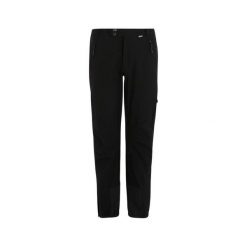 Spodnie do wędrówek zimowych Regatta. Czarne spodnie materiałowe męskie Regatta, bez wzorów. Za 299.99 zł.