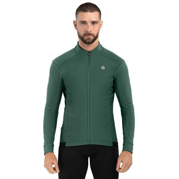 Męska kurtka rowerowa softshell Kolarstwo Siroko J1 Ordino. Zielone kurtki męskie SIROKO, l, bez wzorów, z materiału, bez kaptura. W wyprzedaży za 255.00 zł.