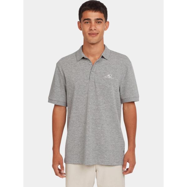 Koszulka polo męska O'Neill Small Logo. Szare koszulki polo męskie O'Neill, m, bez wzorów, klasyczne, bez ramiączek. Za 199.00 zł.