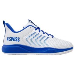 Sneakersy męskie K-swiss ULTRASHOT LIGHT do treningu białe (04767-158-M). Białe buty sportowe męskie K-SWISS, bez zapięcia, na fitness i siłownię. Za 444.50 zł.