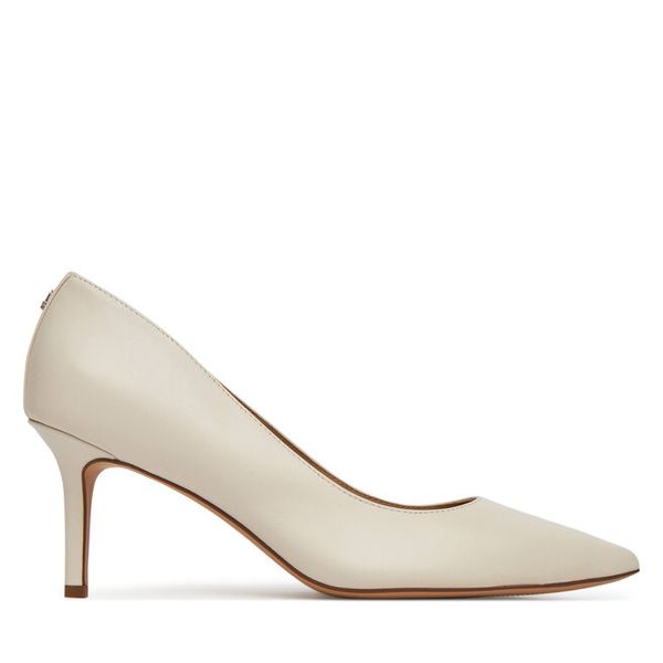 Szpilki LAUREN RALPH LAUREN. Białe szpilki damskie Lauren Ralph Lauren, bez wzorów, bez obcasa, bez zapięcia. Za 469.99 zł.