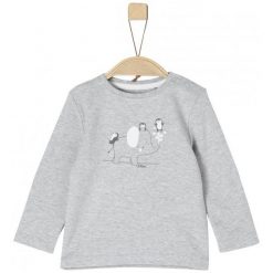 S.Oliver Koszulka Chłopięca Z Nadrukiem 68 Szary. T-shirty dla chłopców S.Oliver. Za 39.00 zł.