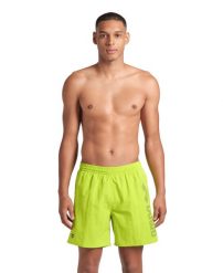 Spodenki plażowe Arena Logotype Beach Boxer. Zielone kąpielówki męskie Arena, l, bez wzorów, z materiału, do pływania. Za 133.65 zł.