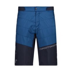 Szorty CMP Unlimitech. Niebieskie krótkie spodenki sportowe męskie CMP, bez wzorów, trekkingowe. Za 435.50 zł.