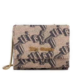 Portfel Juicy Couture. Brązowe portfele damskie Juicy Couture, bez wzorów. Za 159.99 zł.