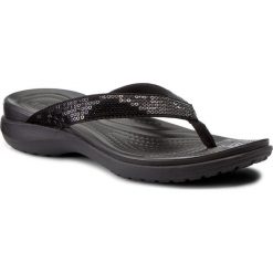 Japonki CROCS - Capri V Sequin W 204311 Black. Klapki damskie marki Crocs. W wyprzedaży za 159.00 zł.