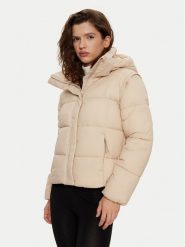 4F Kurtka zimowa 4FWAW24TDJAF470 Beżowy Regular Fit. Brązowe kurtki damskie 4f, na zimę, l, bez wzorów, z syntetyku, bez kaptura. Za 349.99 zł.