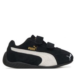 Sneakersy Puma. Czarne trampki i tenisówki chłopięce Puma, bez wzorów, bez zapięcia. Za 299.99 zł.