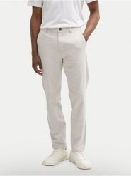 Tom Tailor Denim Spodnie materiałowe 1044843 Beżowy Tapered Fit. Brązowe spodnie materiałowe męskie Tom Tailor Denim, m, bez wzorów, z bawełny. Za 159.99 zł.