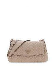 Guess Torebka 180979 Beżowy. Brązowe listonoszki damskie Guess, z aplikacjami, bez dodatków. Za 699.99 zł.