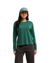Koszulka dla Kobiety ESSENTIAL Zielony. Zielone t-shirty damskie Quiksilver, m, bez wzorów, z bawełny, klasyczne, bez kołnierzyka. Za 149.99 zł.