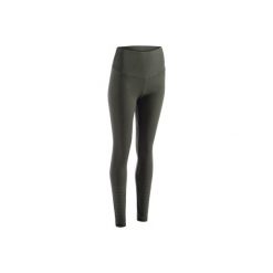 Legginsy Slim 900. Brązowe legginsy damskie DOMYOS. W wyprzedaży za 59.99 zł.