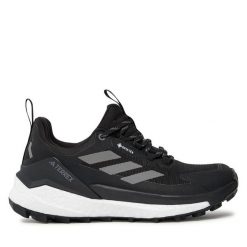 Sneakersy adidas. Niebieskie trampki i tenisówki chłopięce Adidas, bez wzorów, bez zapięcia. Za 241.99 zł.