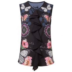 Desigual Top Damski Blus Ginebra M Czarny. T-shirty damskie marki Desigual. Za 249.00 zł.