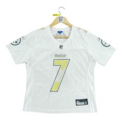 Second life - Koszulka Pittsburgh Steelers NFL dla kobiet - Stan dobry. Białe koszulki sportowe damskie Reebok, bez wzorów, sportowe, bez kołnierzyka. Za 114.17 zł.