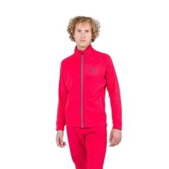 Polar zapinany na zamek błyskawiczny Rossignol Blackside. Czerwone kurtki sportowe męskie Rossignol, na zimę, m, bez wzorów, z polaru, narciarskie. Za 594.00 zł.