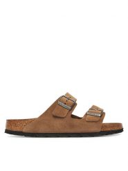 Birkenstock Klapki Arizona Sfb 1030863 Brązowy. Brązowe klapki męskie Birkenstock, ze skóry. Za 469.99 zł.