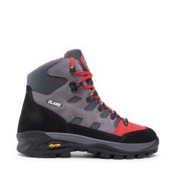 Trekkingi Olang. Szare obuwie sportowe damskie Olang, bez wzorów, trekkingowe. Za 369.99 zł.