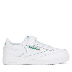 Sneakersy Reebok. Białe trampki i tenisówki chłopięce Reebok, bez wzorów, bez zapięcia. Za 199.99 zł.